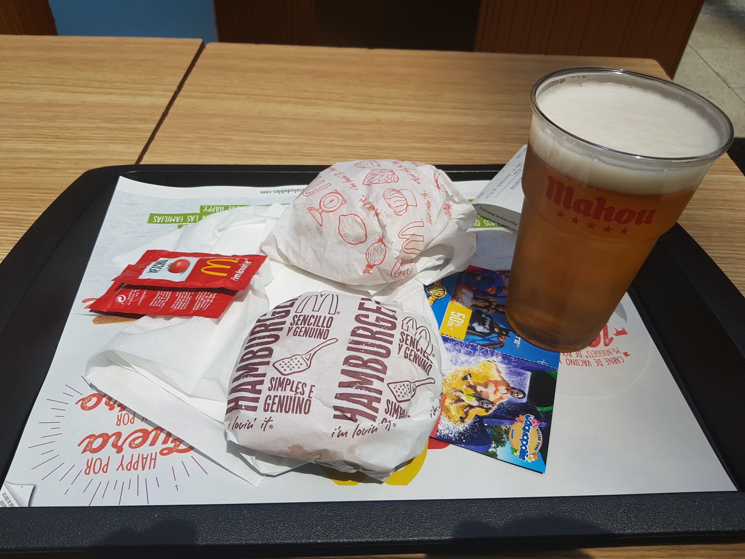 Madrid – Beer in McDonald’s