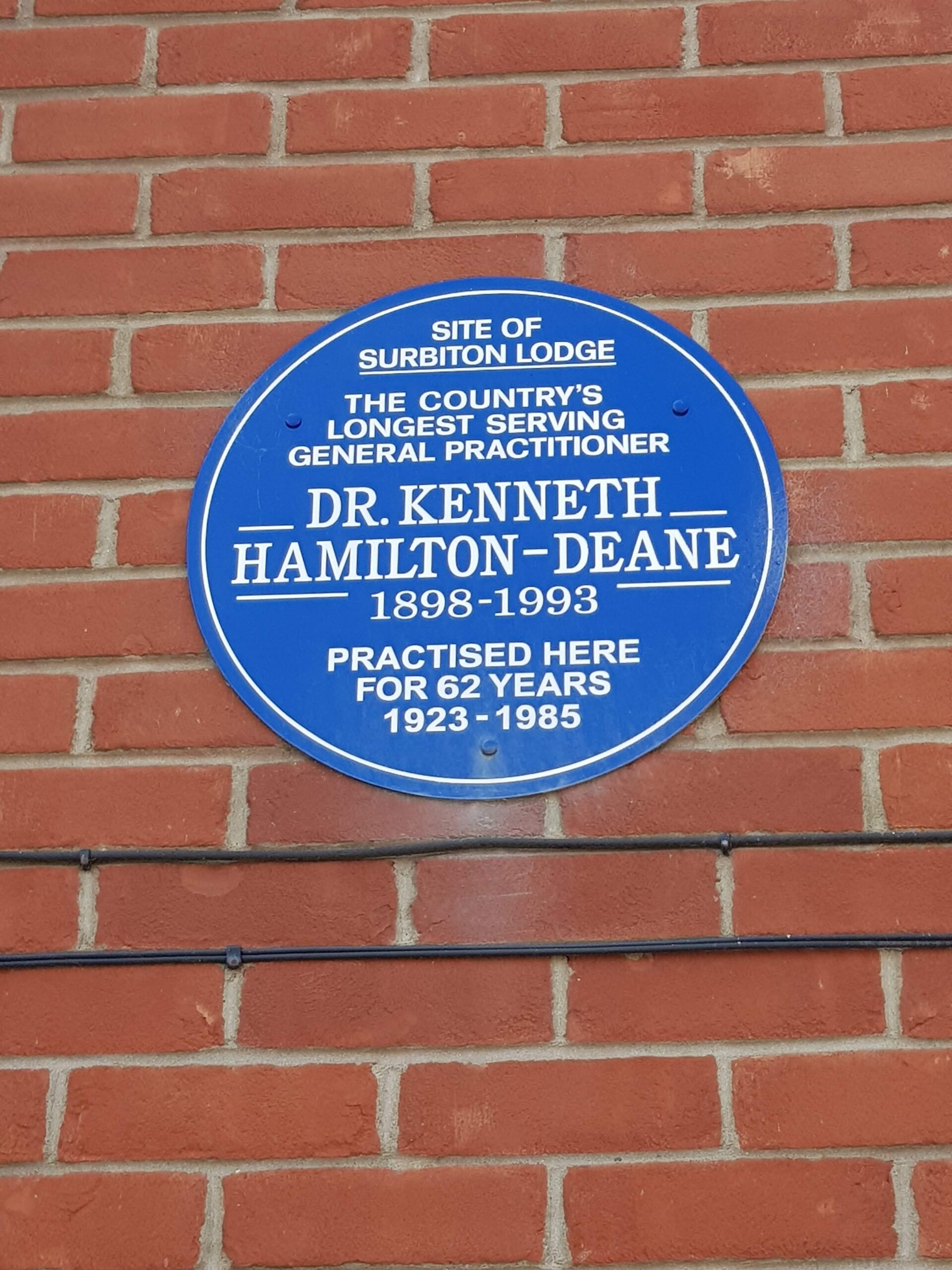 Gorleston – Dr. Kenneth Hamilton-Deane