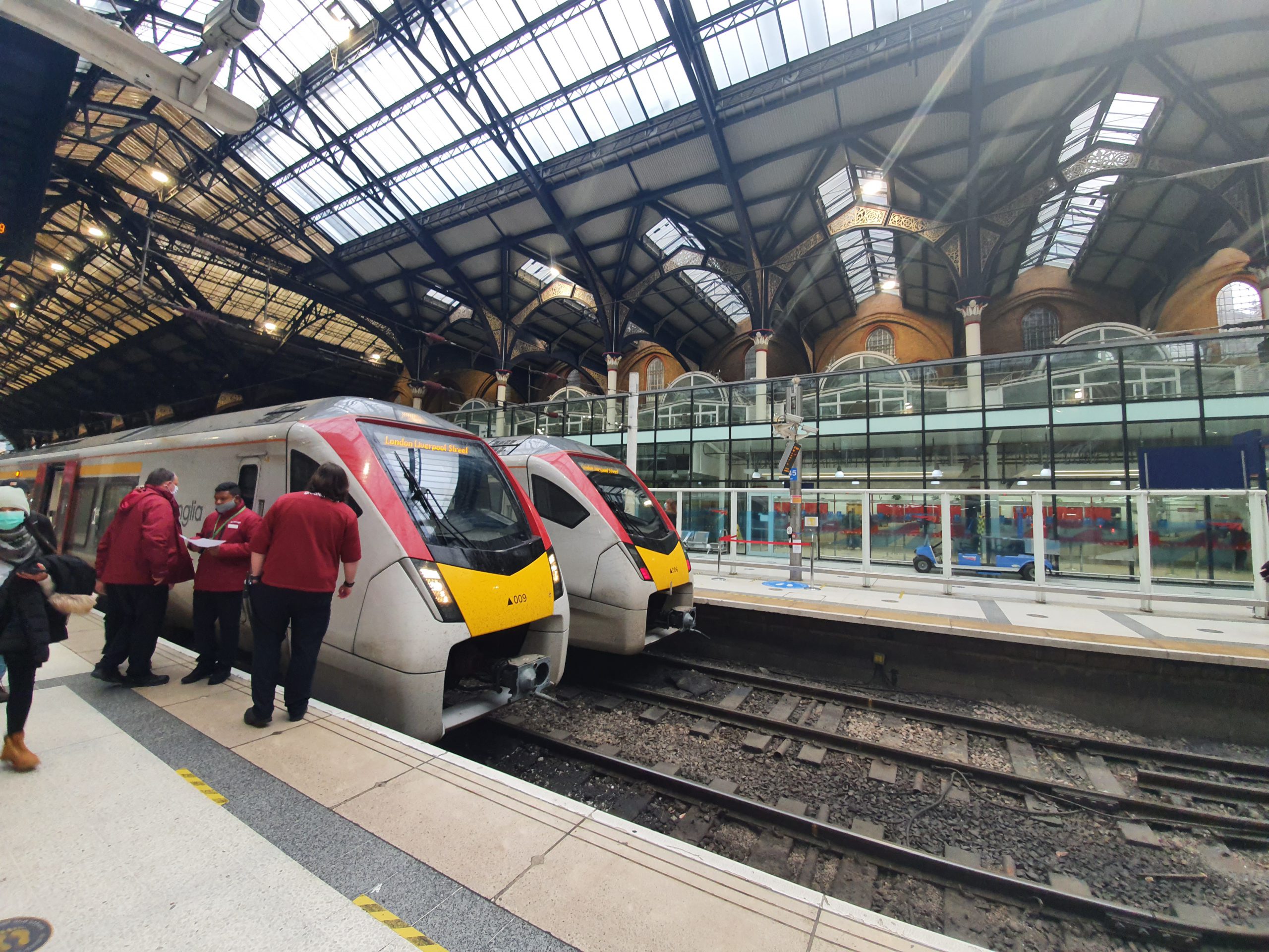 Greater Anglia : Norwich to London Liverpool Street
