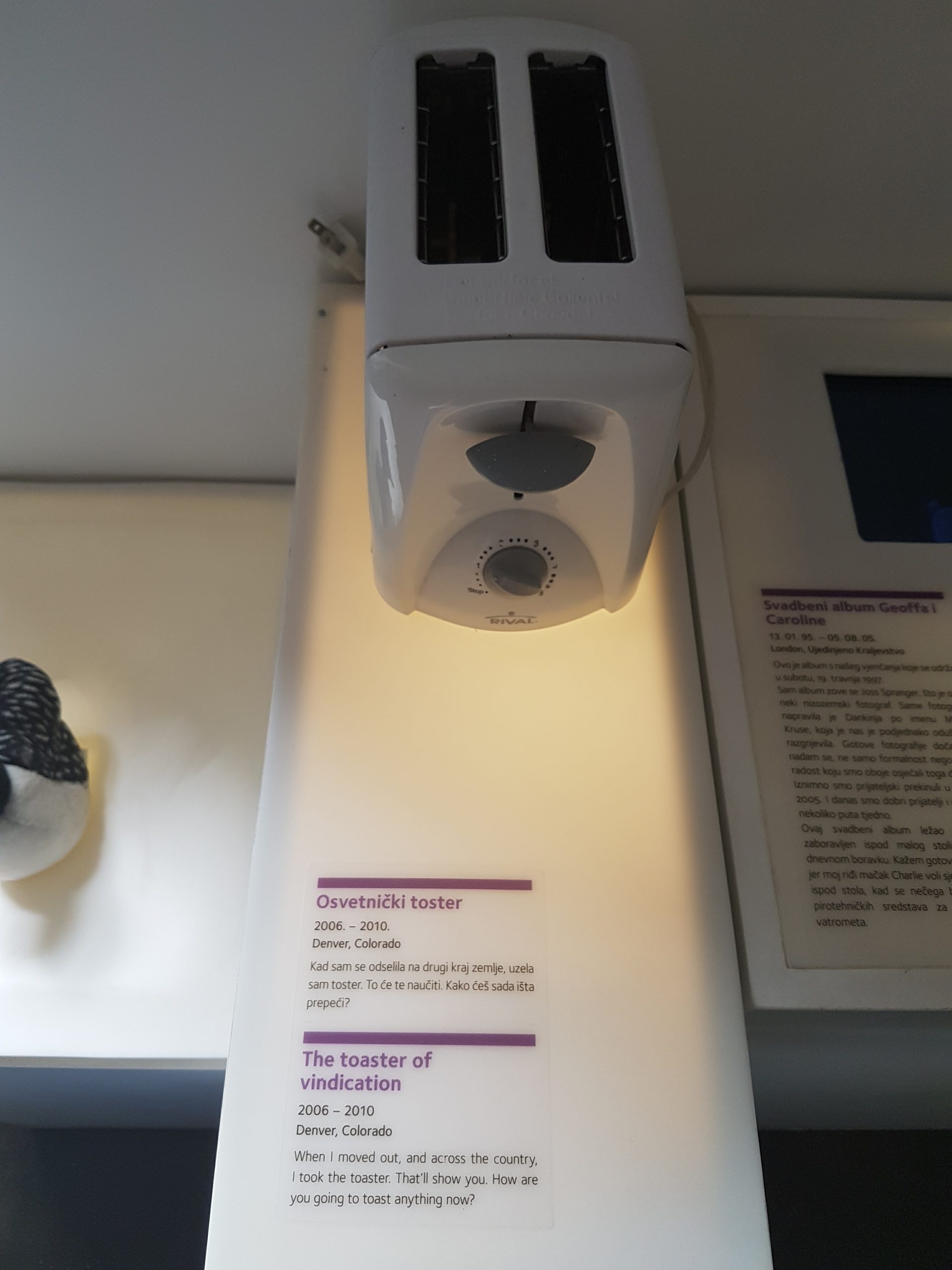 Zagreb – Museum of Broken Relationships (The Toaster)