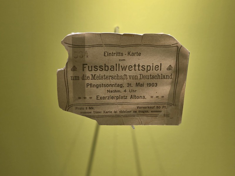 Dortmund – German Football Museum (Sole Remaining Ticket from 1903 German Football Championship)