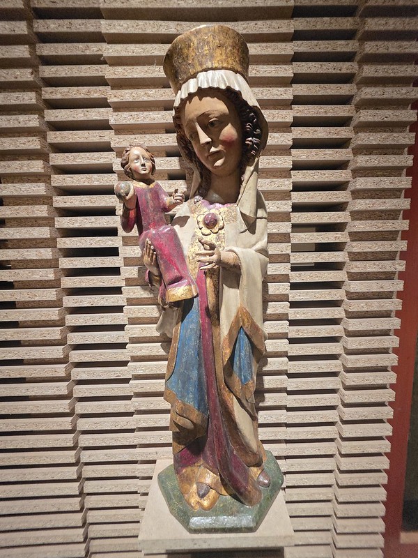 Bratislava – Bratislava City Gallery Palffy Palace (Madonna of Altötting by German Carver)