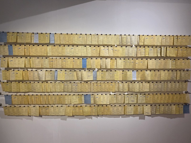 Bratislava – Bratislava City Gallery Palffy Palace (Yellow Summonses by Peter Kalmus)