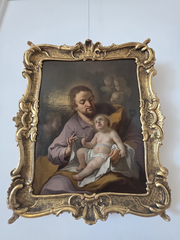 Bratislava – Museum of History at Bratislava Castle (St Joseph the Foster Father of Jesus by Johann Ignaz Cimbal)