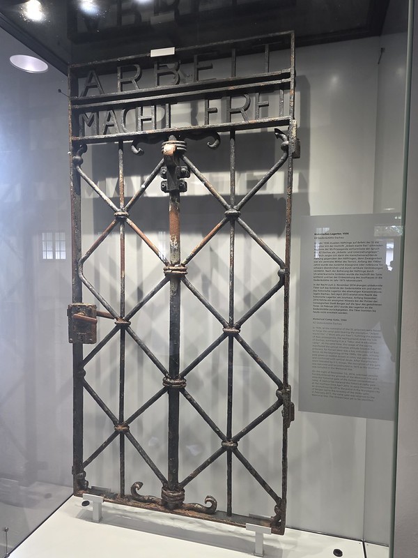 Dachau – Dachau Concentration Camp (Stolen Sign – Arbeit Macht Frei)