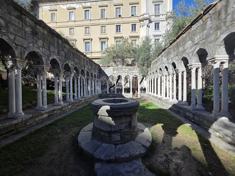 Genoa – Medieval Cloisters of Sant’Andrea