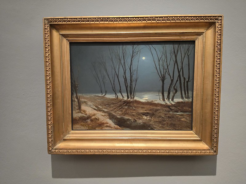 Lübeck – Museum Behnhaus Drägerhaus (Winter Landscape at Moonlight by Carl Blechen)
