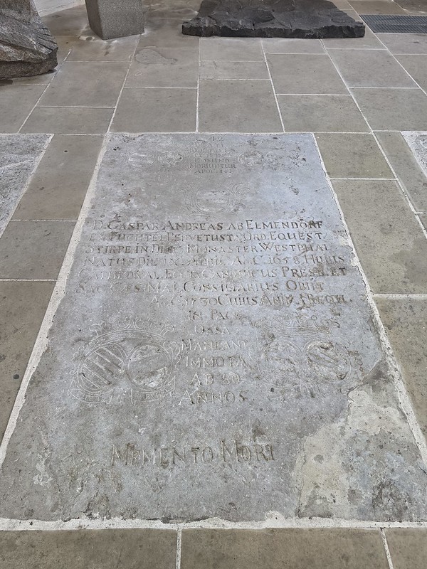 Lübeck – Lübeck Cathedral (Eighteenth Century Burial Slab)