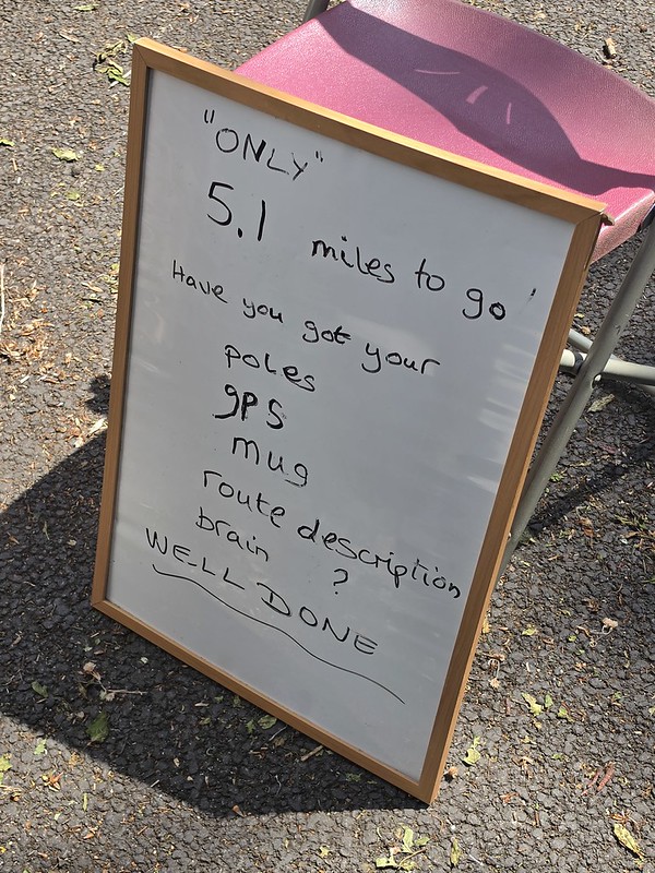 LDWA – Hunnypot Hundred 2026 (Good Advice at Checkpoint 13)