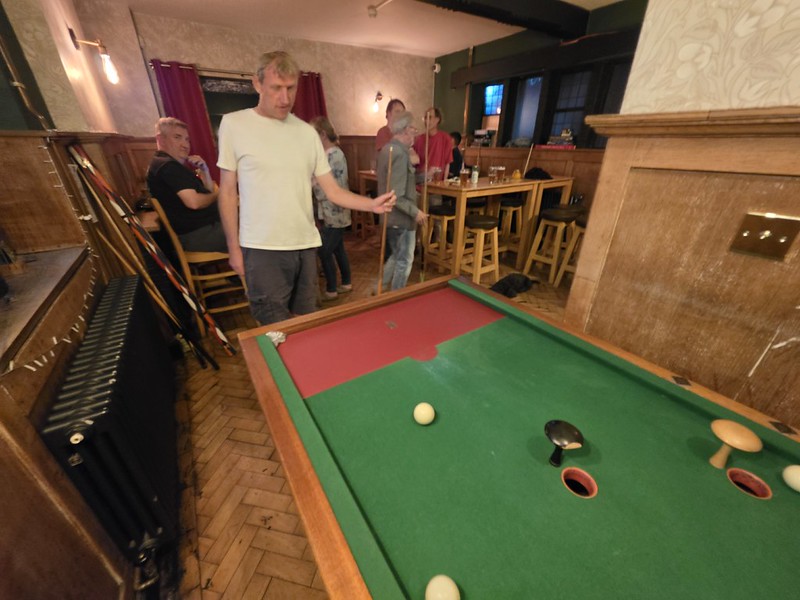Norwich – Bar Billiards (Cup Match 1 – Artichoke Hearts vs King’s Head)