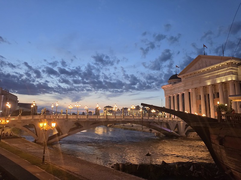 Skopje – Skopje in the Evening