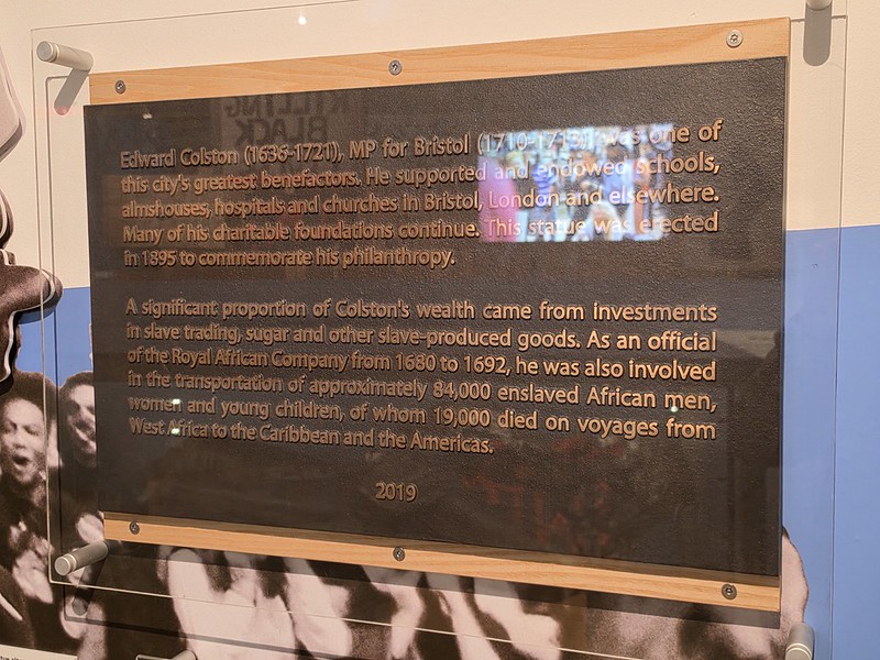 Bristol – M Shed (Edward Colston Statue Plaque)