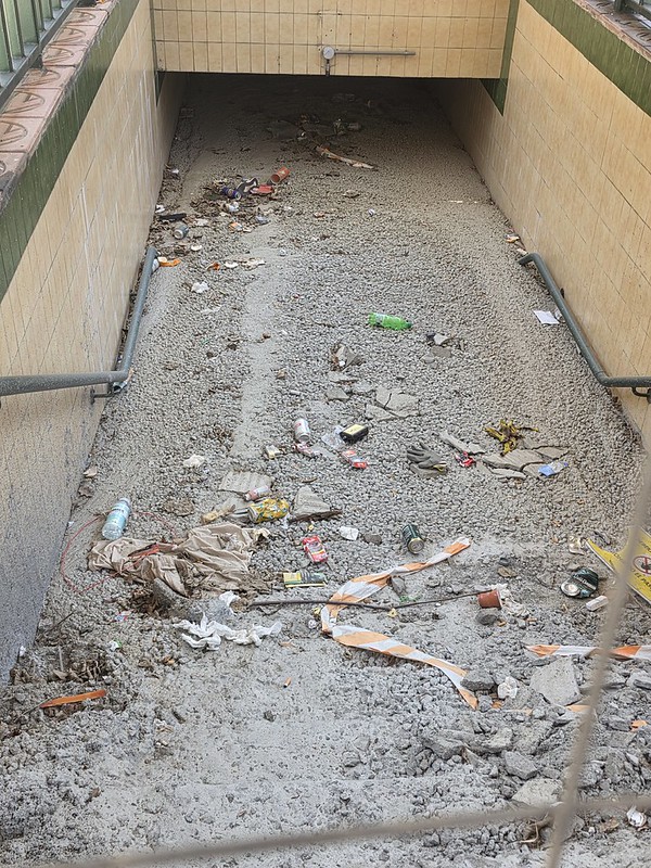 Bilbao – Bidebieta-Basauri Station and Filled in Underpass