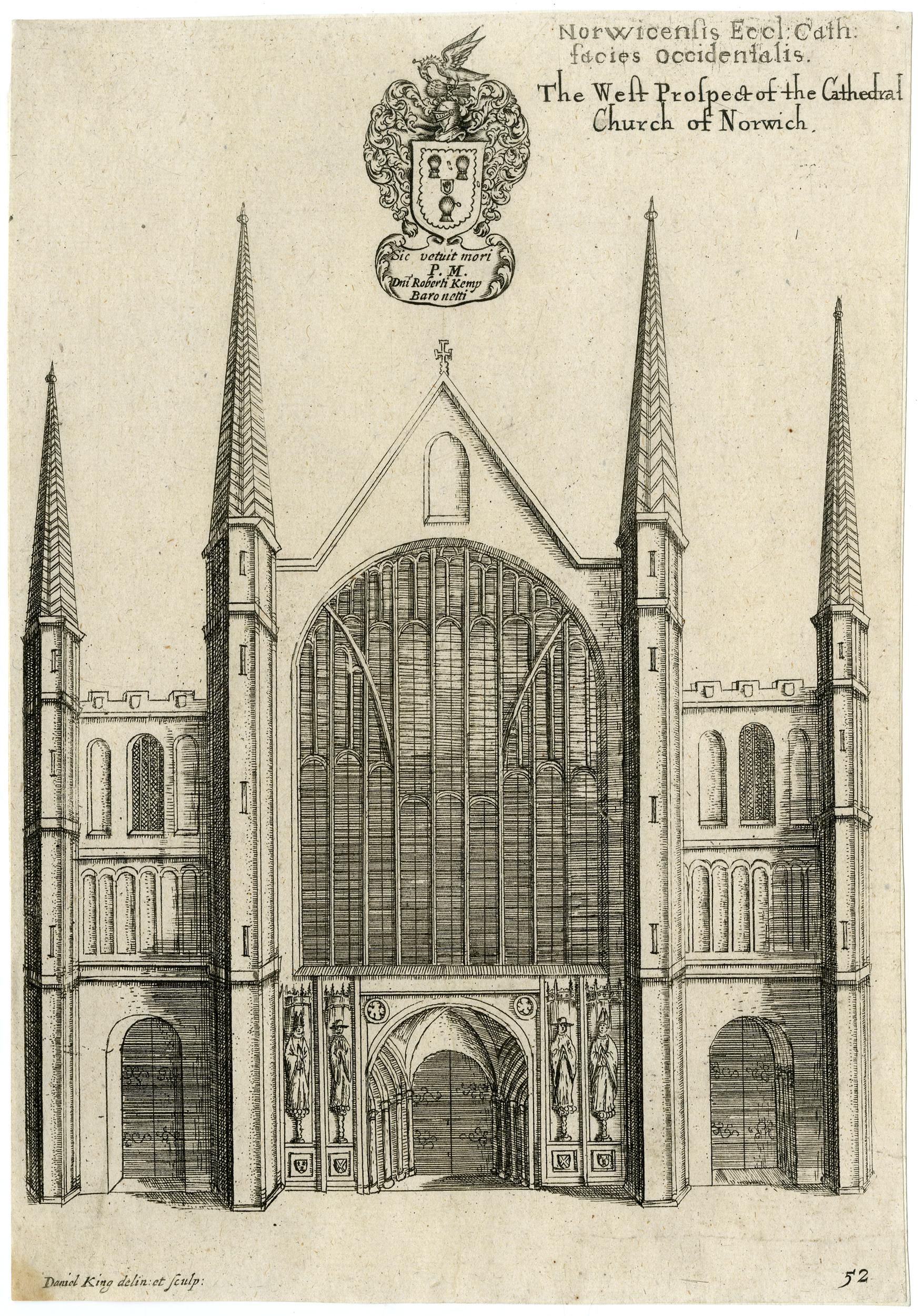 Norwich – Norwich Cathedral (West Frontage)