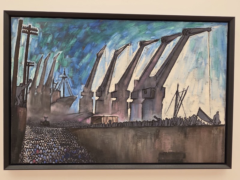 Bilbao – Museum of Fine Arts (Agustín Ibarrola – Industrial Assembly at the Shipyard)