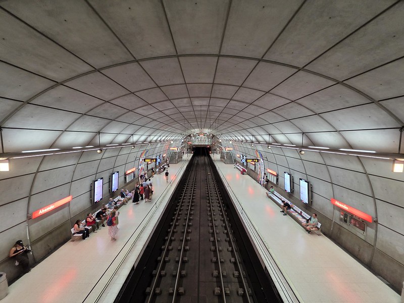 Bilbao – Metro Journey from Abando to Aretta
