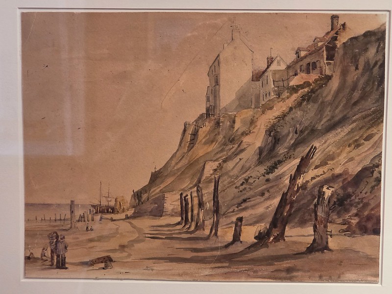 Cromer – Cromer Museum (1845 Painting of West Cliff and the Beach)