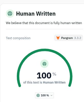 Pangram and AI