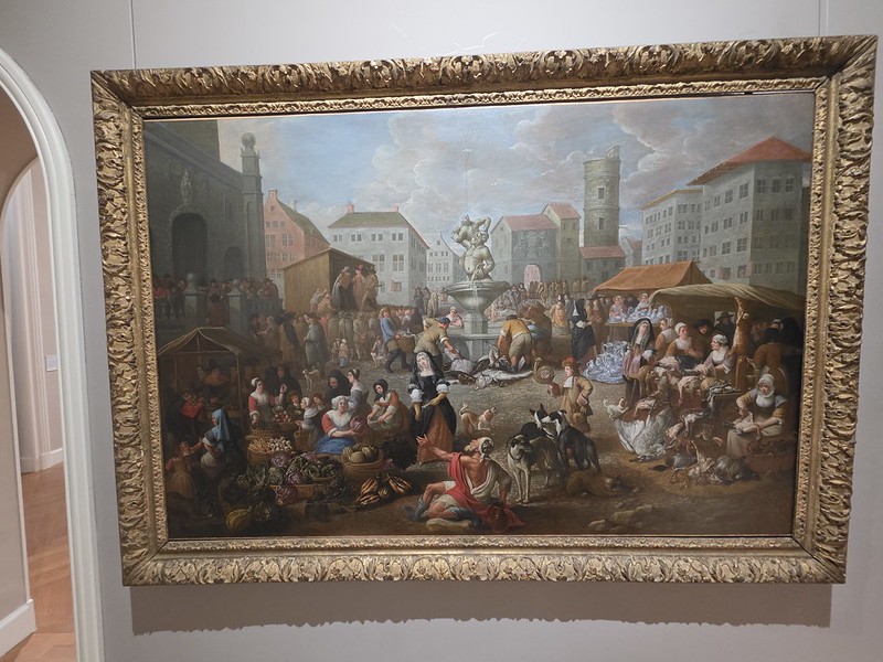 Le Mans – Musée de Tessé (Un marché by Matheus van Helmont)