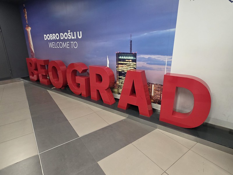 Balkans Trip Day 3 – Number 72 Bus from Belgrade Nikola Tesla Airport to City Centre