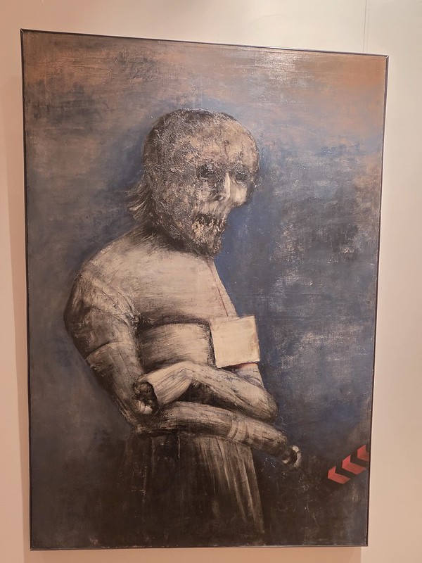 Belgrade – National Museum of Serbia – Vladimir Veličković’s Portrait of an Unknown Man