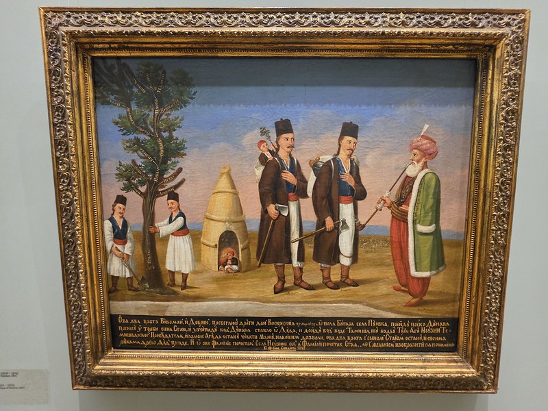 Belgrade National Museum of Serbia – Pavle Simić’s Founding of the Village of Neuzine